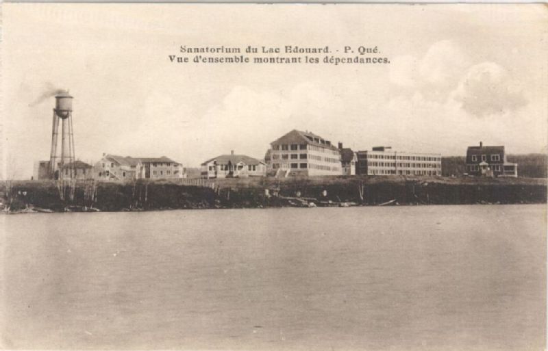 Sanatorium du Lac Édouard. P. Qué. Vue d'ensemble montrant les