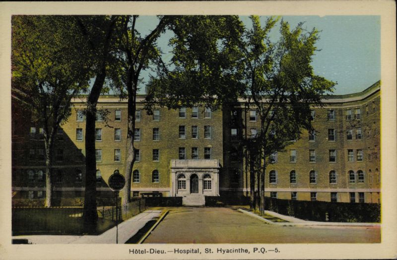 HôtelDieu, St. Hyacinthe, P.Q., 5 HôtelDieu Hospital, St. Hyacinthe, P.Q., 5 BAnQ numérique