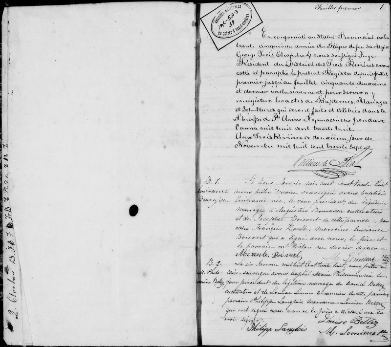 SainteAnned'Yamachiche BAnQ numérique