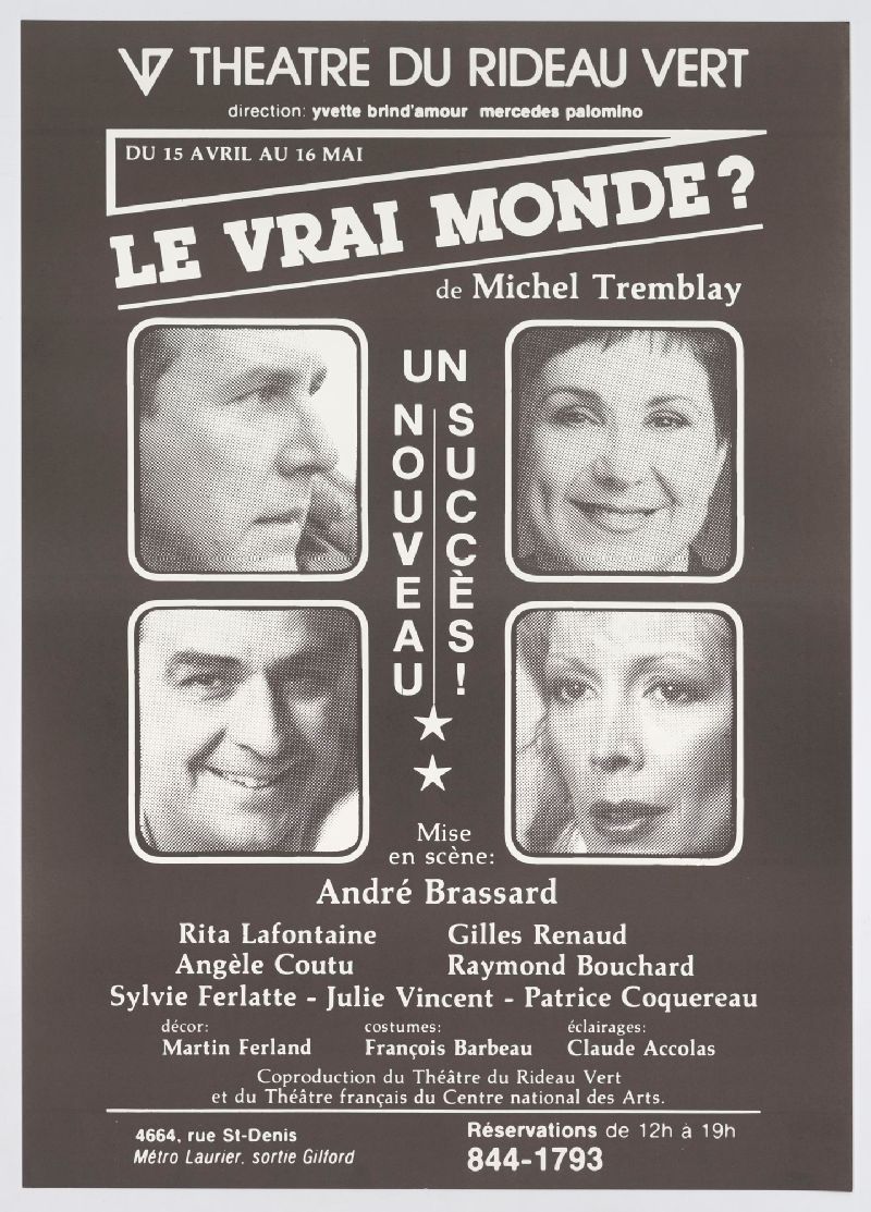 Michel tremblay le vrai monde dissertation 02 picture