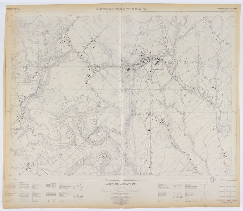 [Carte topographique du Québec à l'échelle de 110 000]. 31I03100