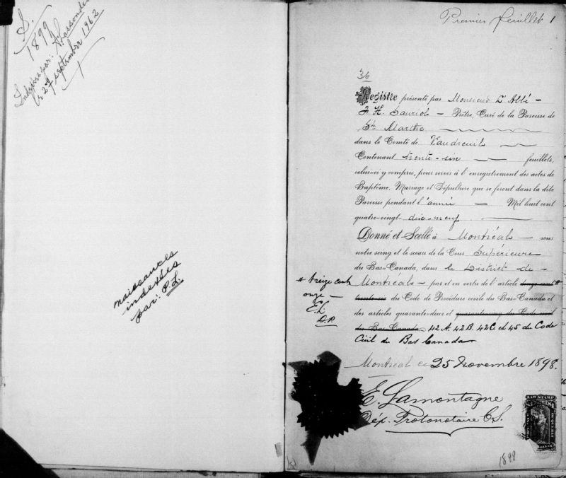 SainteMarthe BAnQ numérique