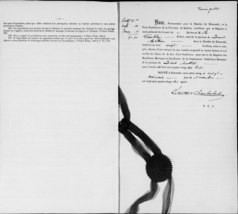 SaintMathieudeRioux BAnQ numérique