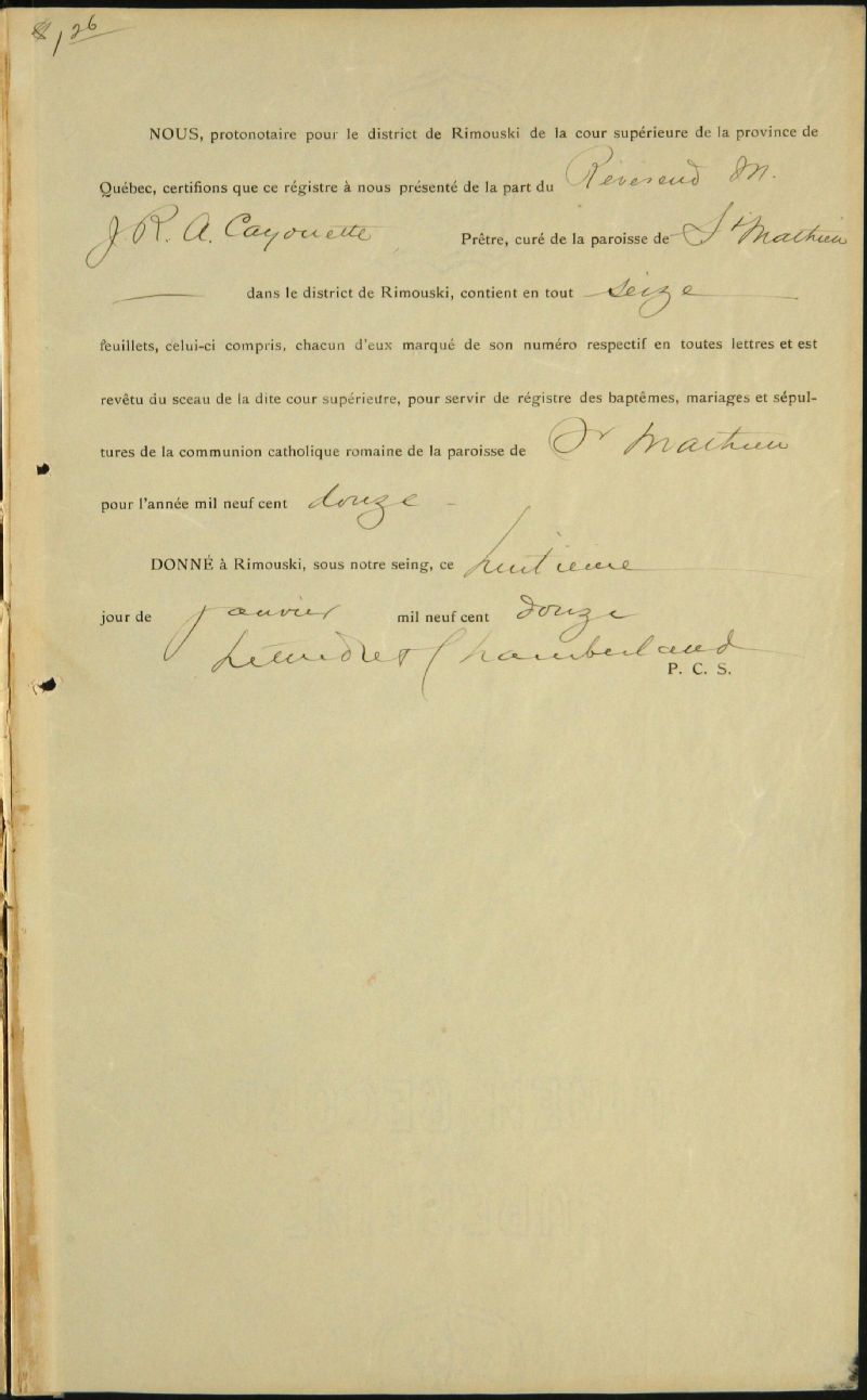 SaintMathieudeRioux BAnQ numérique