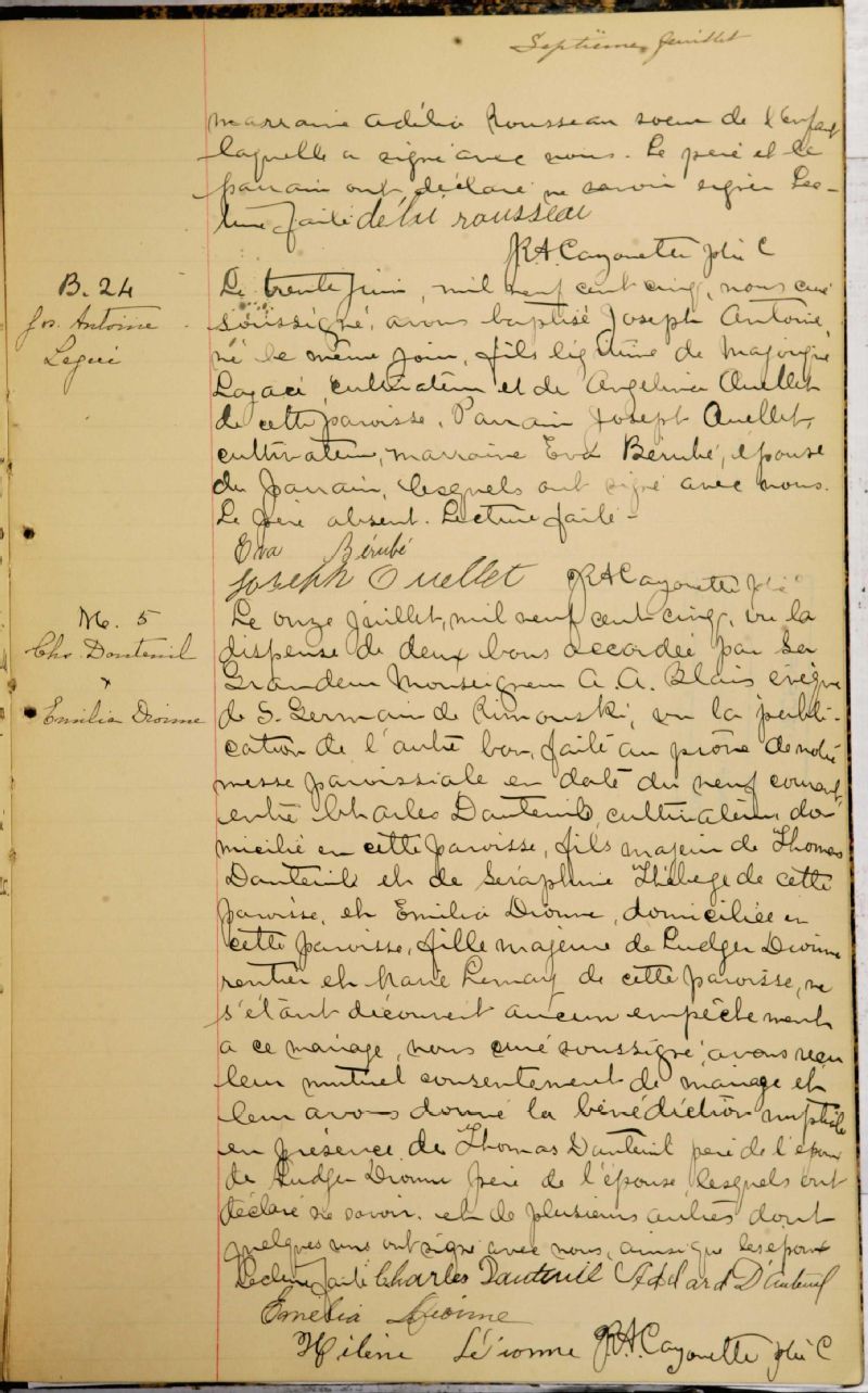 SaintMathieudeRioux BAnQ numérique