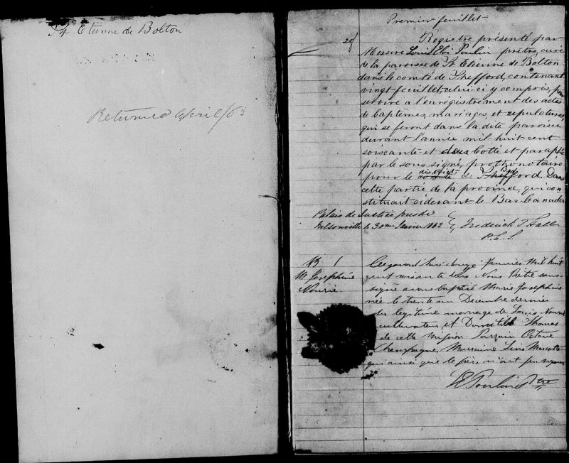 SaintÉtiennedeBolton BAnQ numérique