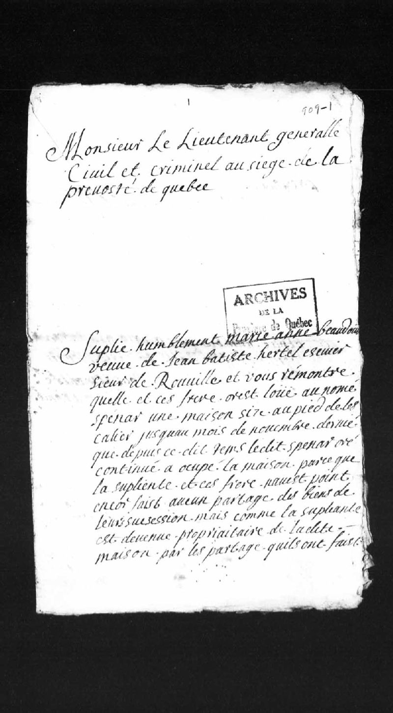 Instance au sujet de la location d'une maison, sise au pied de l