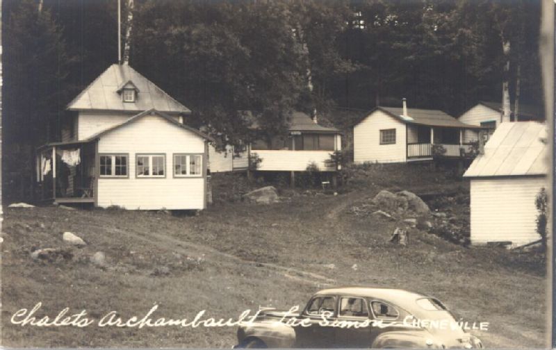 Chalets Archambault Lac Simon Chénéville BAnQ numérique
