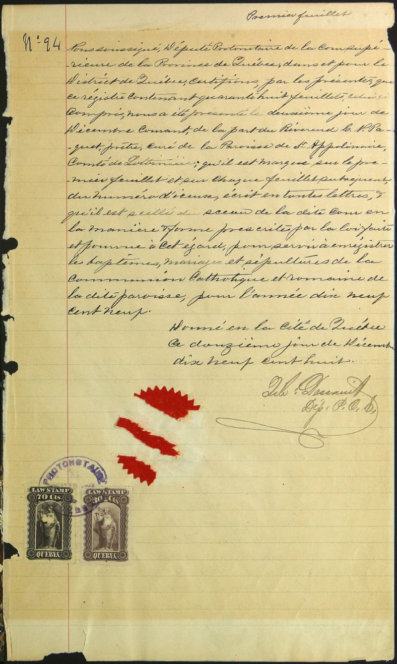 SaintApollinaire BAnQ numérique