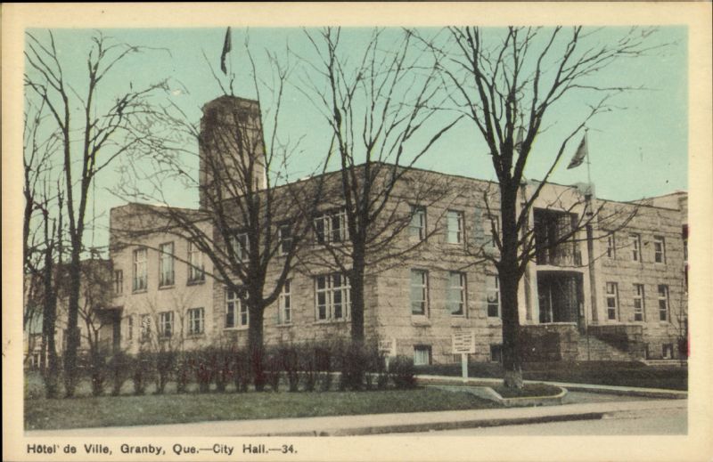 Hôtel de ville, Granby, Que., 34 City Hall, Granby, Que., 34 BAnQ numérique