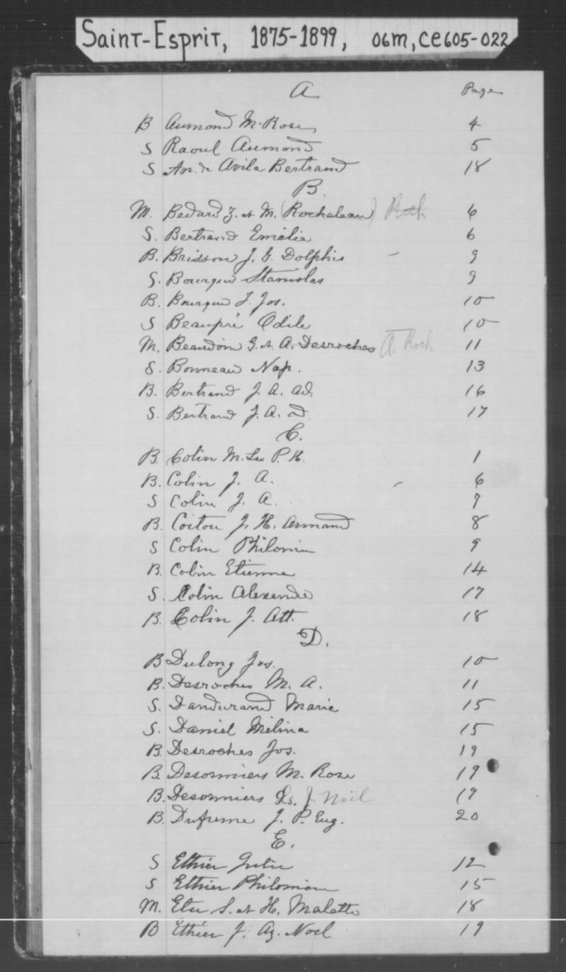 SaintEsprit BAnQ numérique