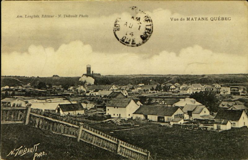 Vue de Matane, Québec BAnQ numérique