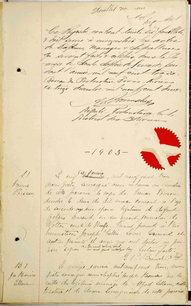 SainteSophiedeLévrard BAnQ numérique