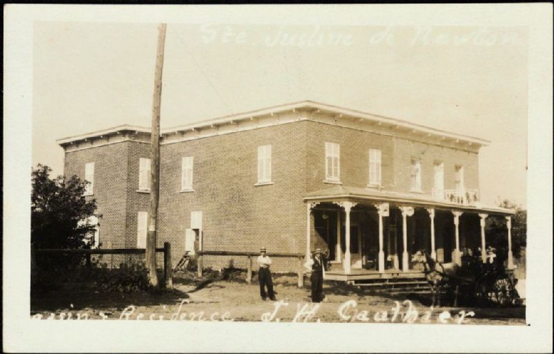 Ste. Justine de Newton, [ma]gasin & résidence J.H. Gauthier BAnQ