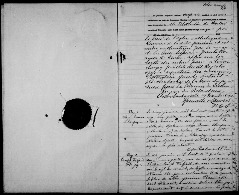 SainteClotildedeHorton BAnQ numérique