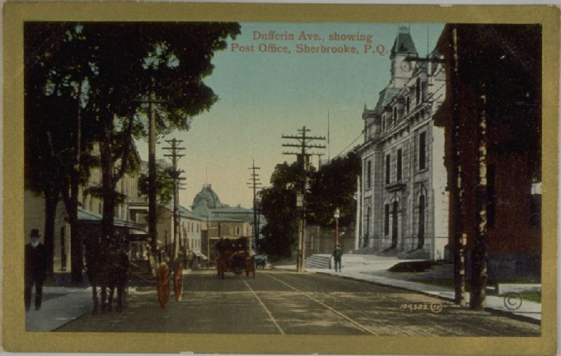 Dufferin Ave Showing Post Office Sherbrooke P Q Banq Numerique