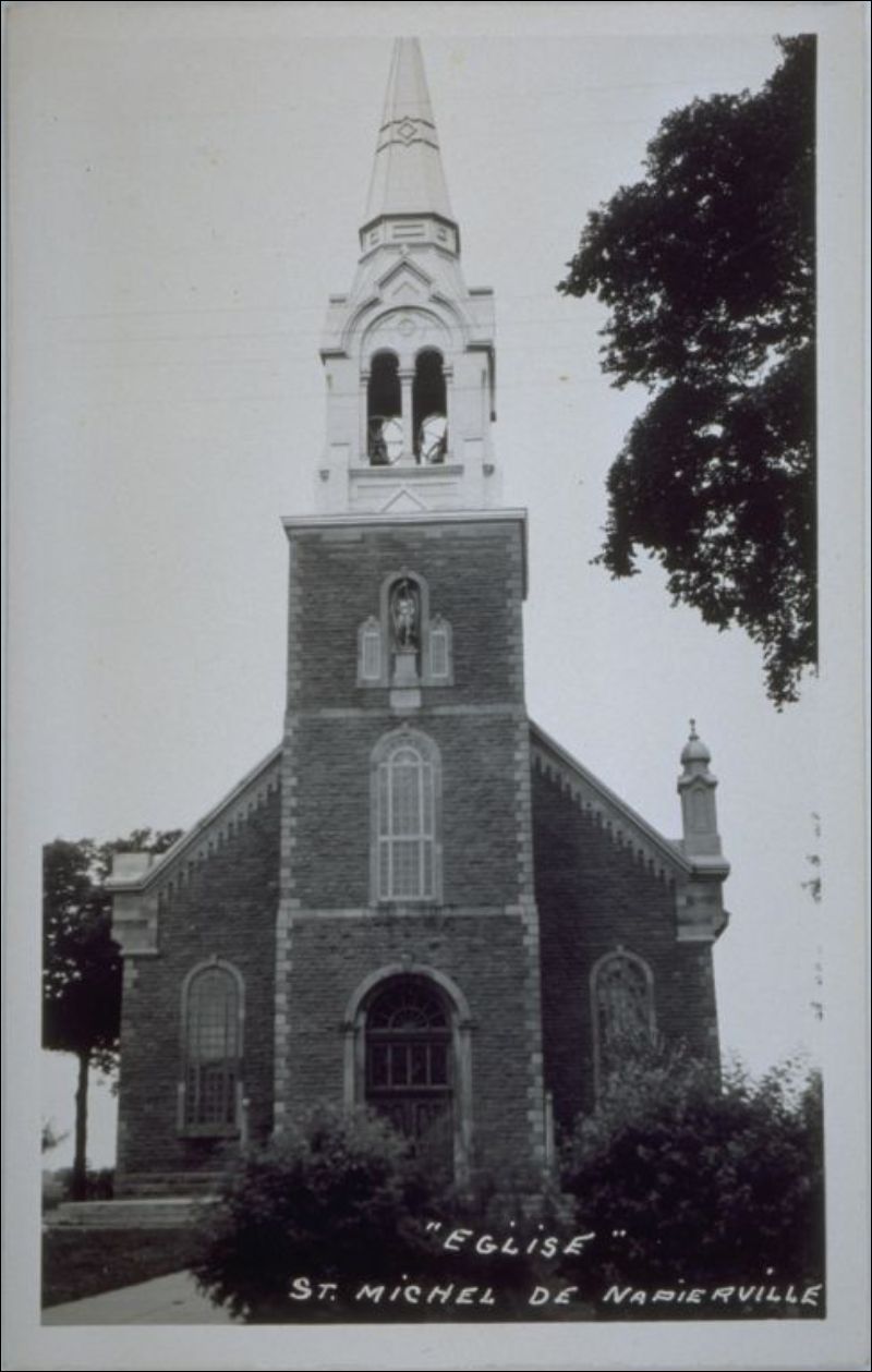 "Église" St. Michel de Napierville BAnQ numérique
