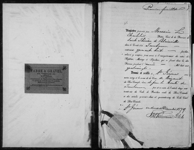 SainteThérèsedeBlainville BAnQ numérique