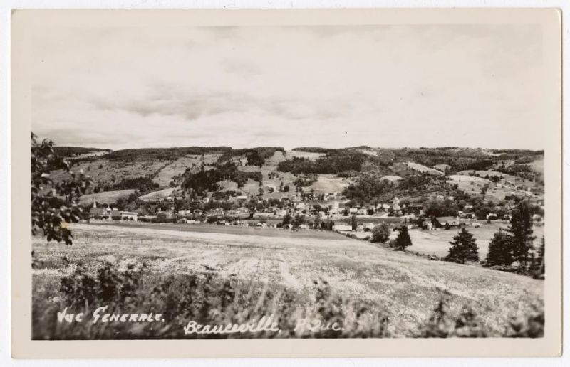 Vue générale, Beauceville, P. Qué. BAnQ numérique