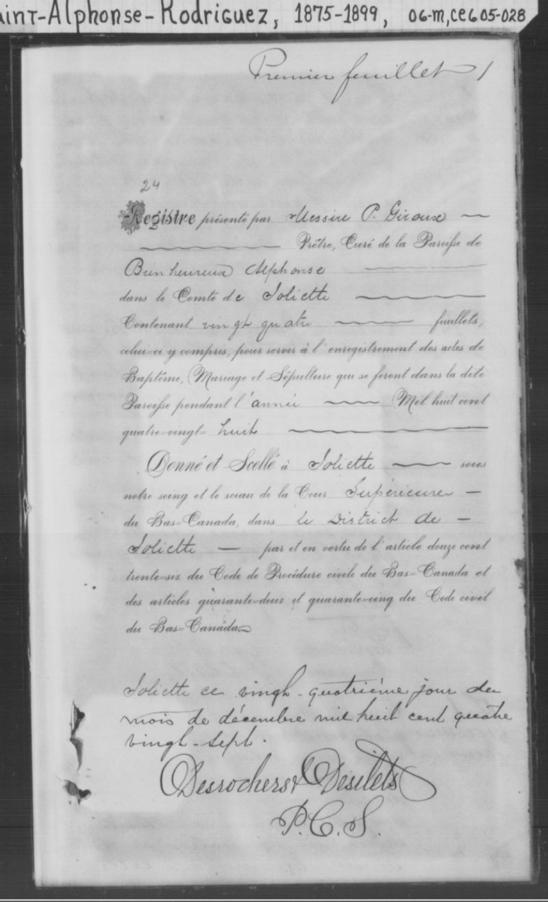 SaintAlphonseRodriguez BAnQ numérique