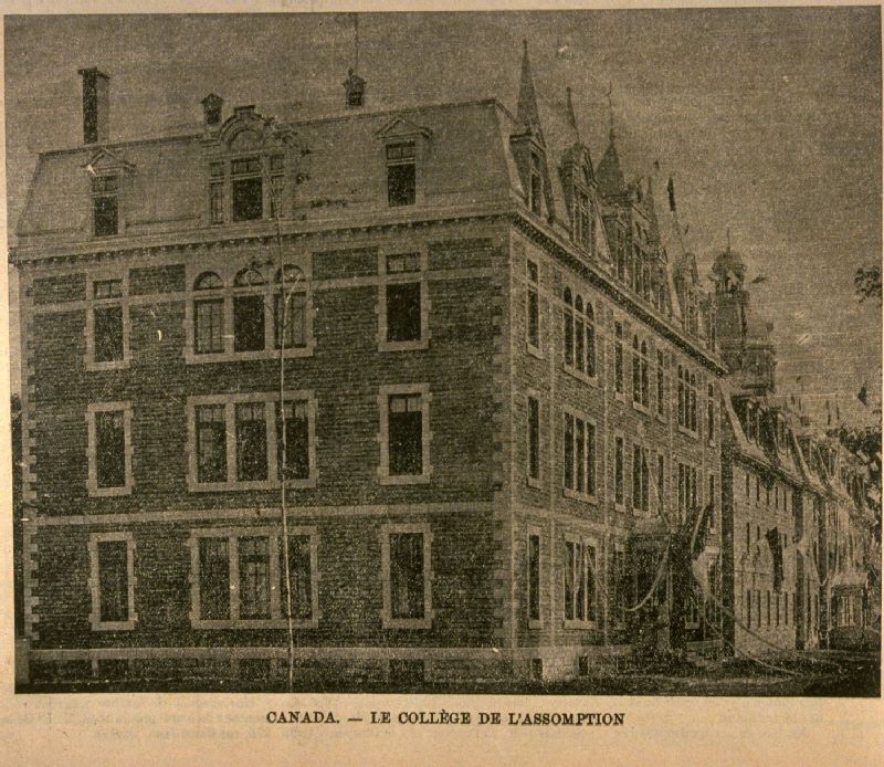 Le collège de l'Assomption BAnQ numérique