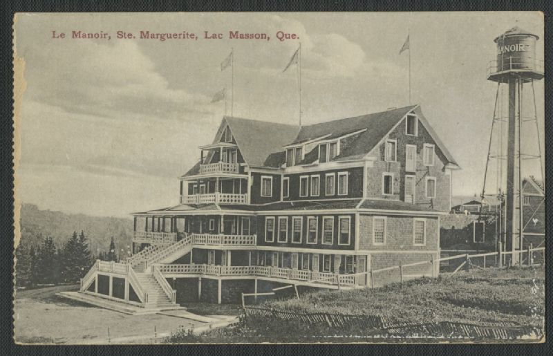 Le Manoir, Ste. Marguerite, Lac Masson, Que. BAnQ numérique