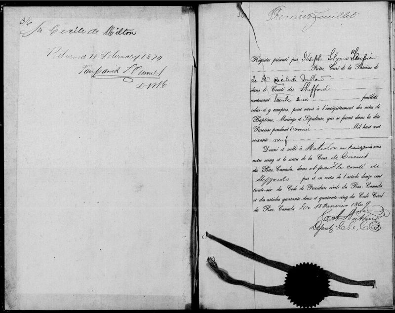 SainteCéciledeMilton BAnQ numérique