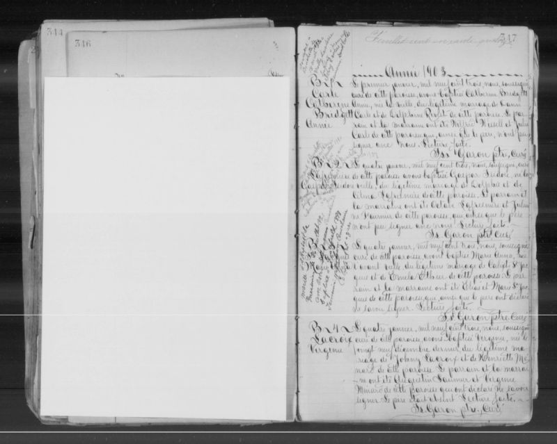 SaintGabriel de Bouchette BAnQ numérique