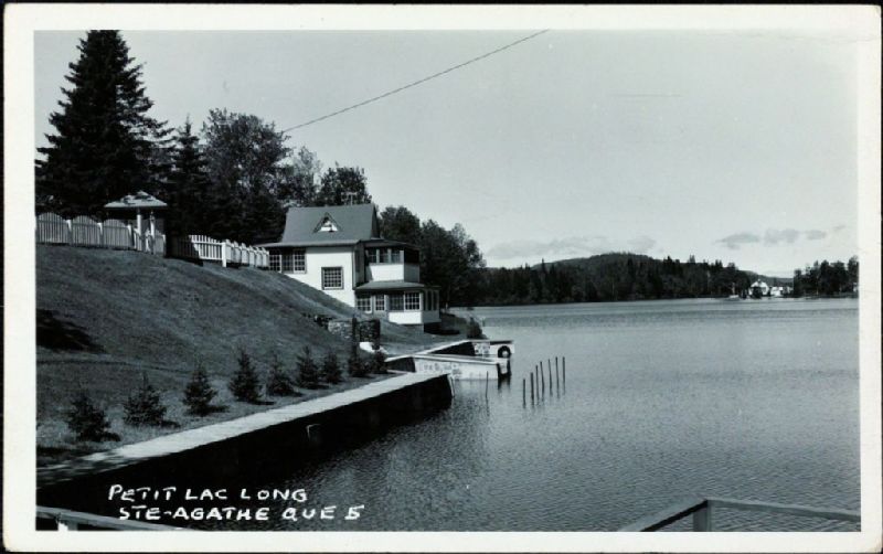 Petit lac long, SteAgathe, Que. BAnQ numérique