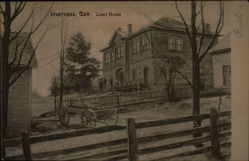 Inverness, Que. Court House BAnQ numérique