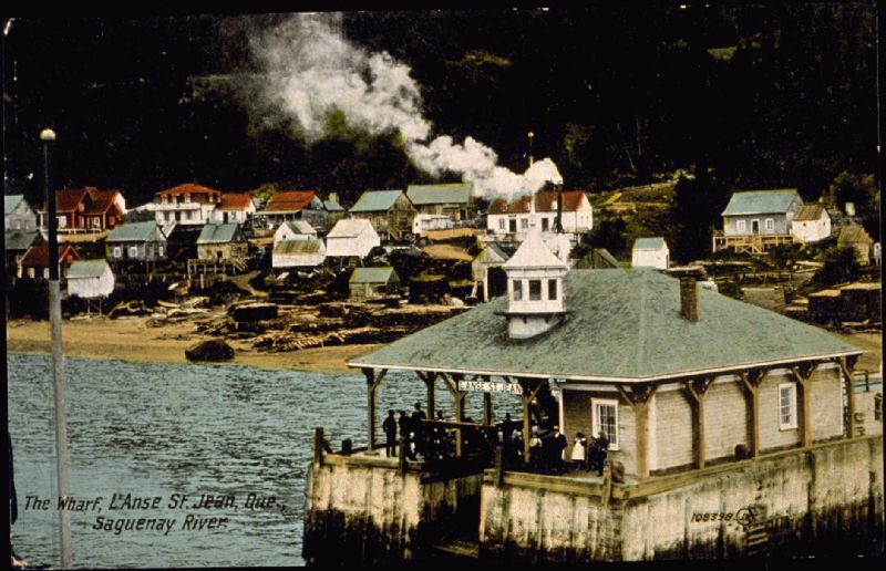 The Wharf, L'Anse St. Jean, Que., Saguenay River BAnQ numérique