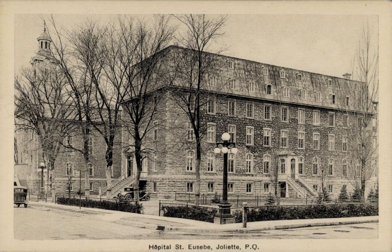 Hôpital St. Eusèbe, Joliette, P.Q. BAnQ numérique