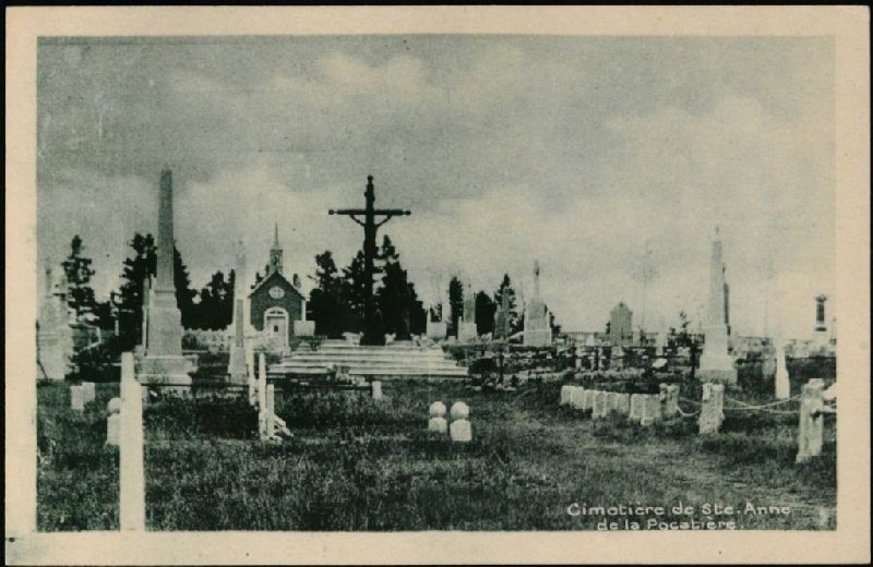 Cimetière de Ste. Anne de la Pocatière BAnQ numérique