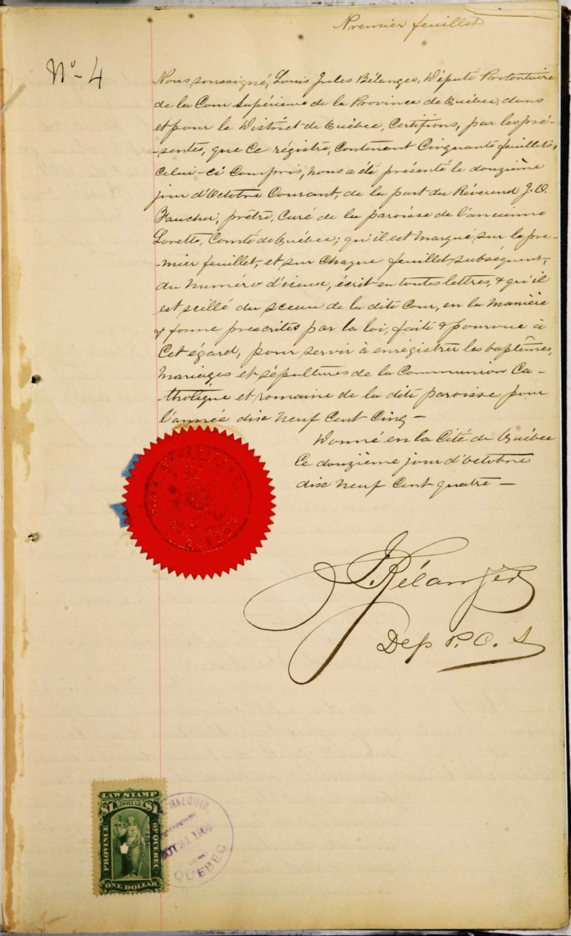 L'AncienneLorette BAnQ numérique