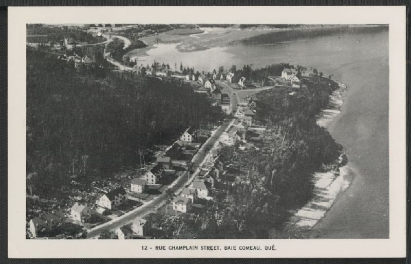 Rue Champlain, Baie Comeau, Qué. = Champlain Street, Baie Comeau, Qué