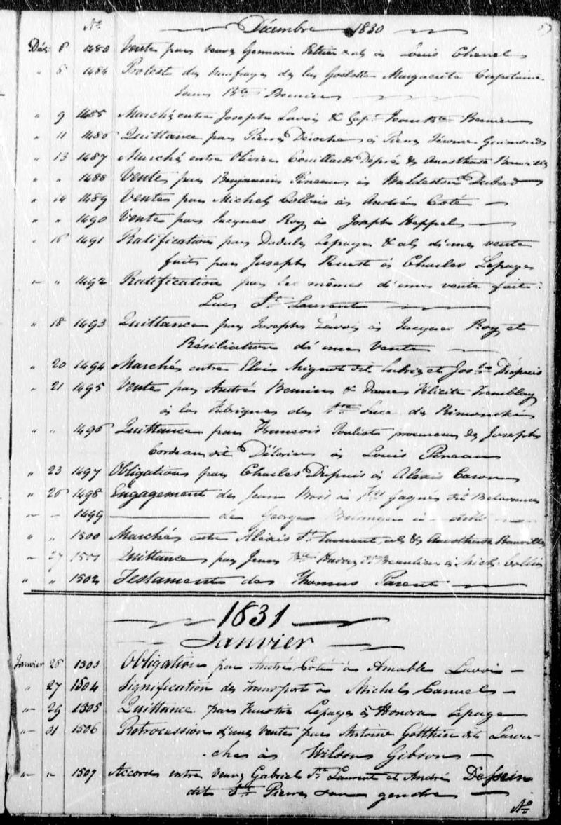 Pierre Gauvreau BAnQ numérique