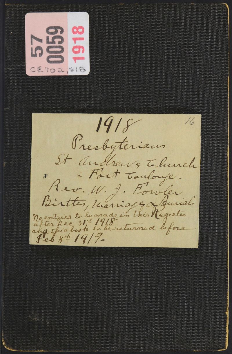 FortCoulonge Presbyterian Church BAnQ numérique