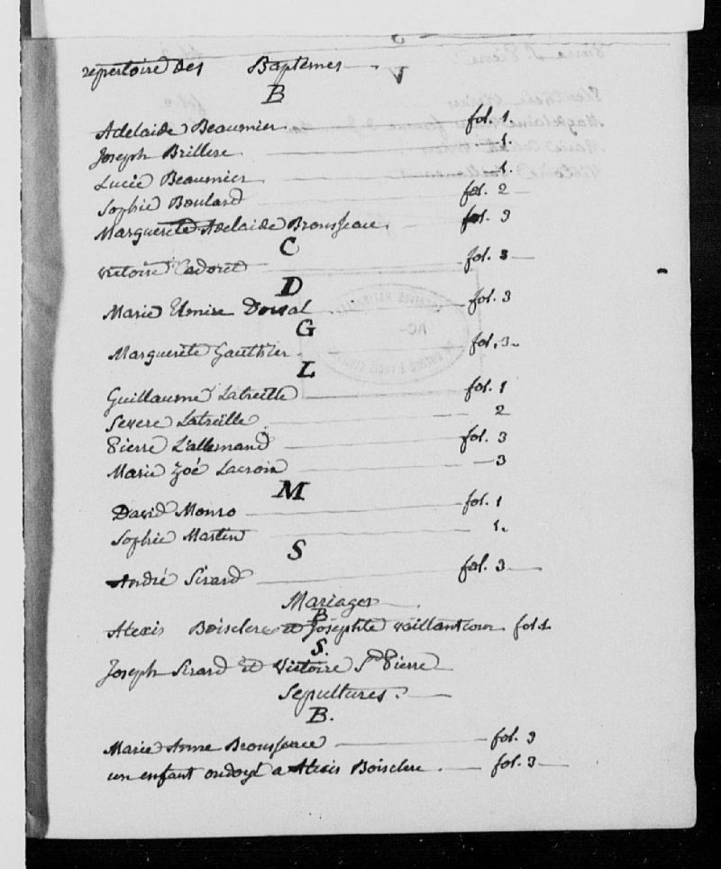 SainteMarieMadeleine BAnQ numérique