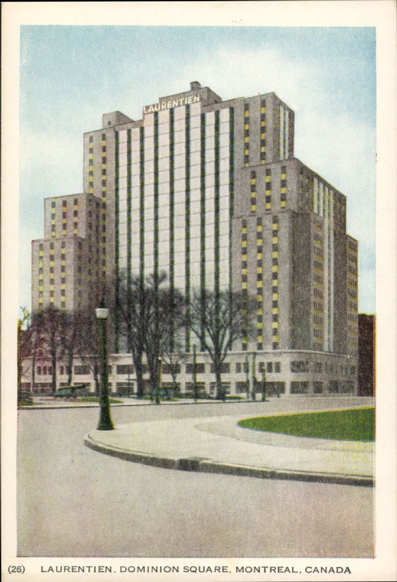 Laurentien, Dominion Square, Montreal, Canada | BAnQ numérique