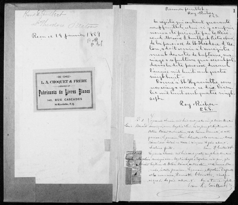 SaintThéodored'Acton BAnQ numérique