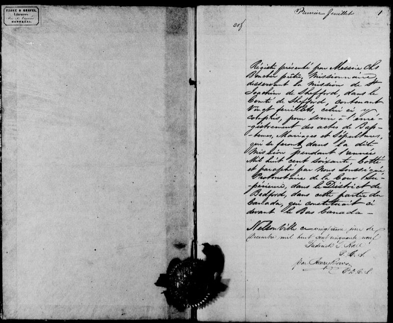 SaintJoachimdeShefford BAnQ numérique