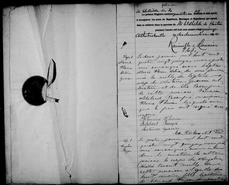 SainteClotildedeHorton BAnQ numérique