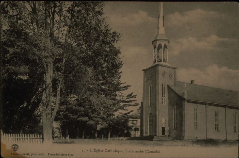 L'Église Catholique, StBarnabé (Canada) BAnQ numérique