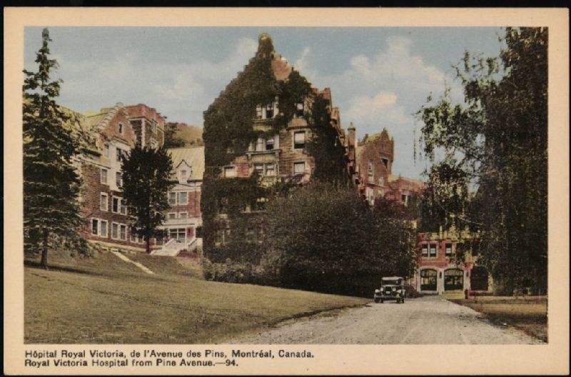 Hôpital Royal Victoria , de l'Avenue des Pins, Montréal, Canada, 94
