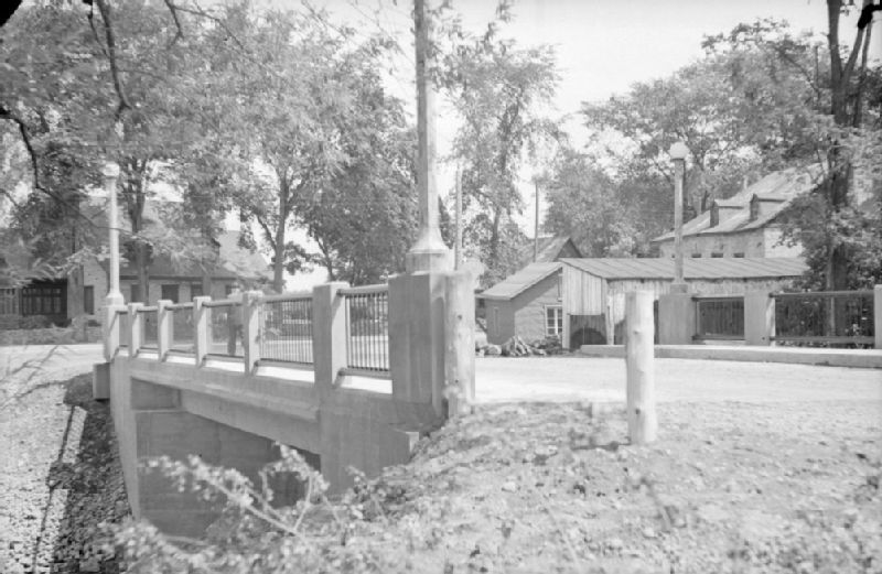 Pont du village sur la rivière aux Chiens à SainteThérèse, comté de