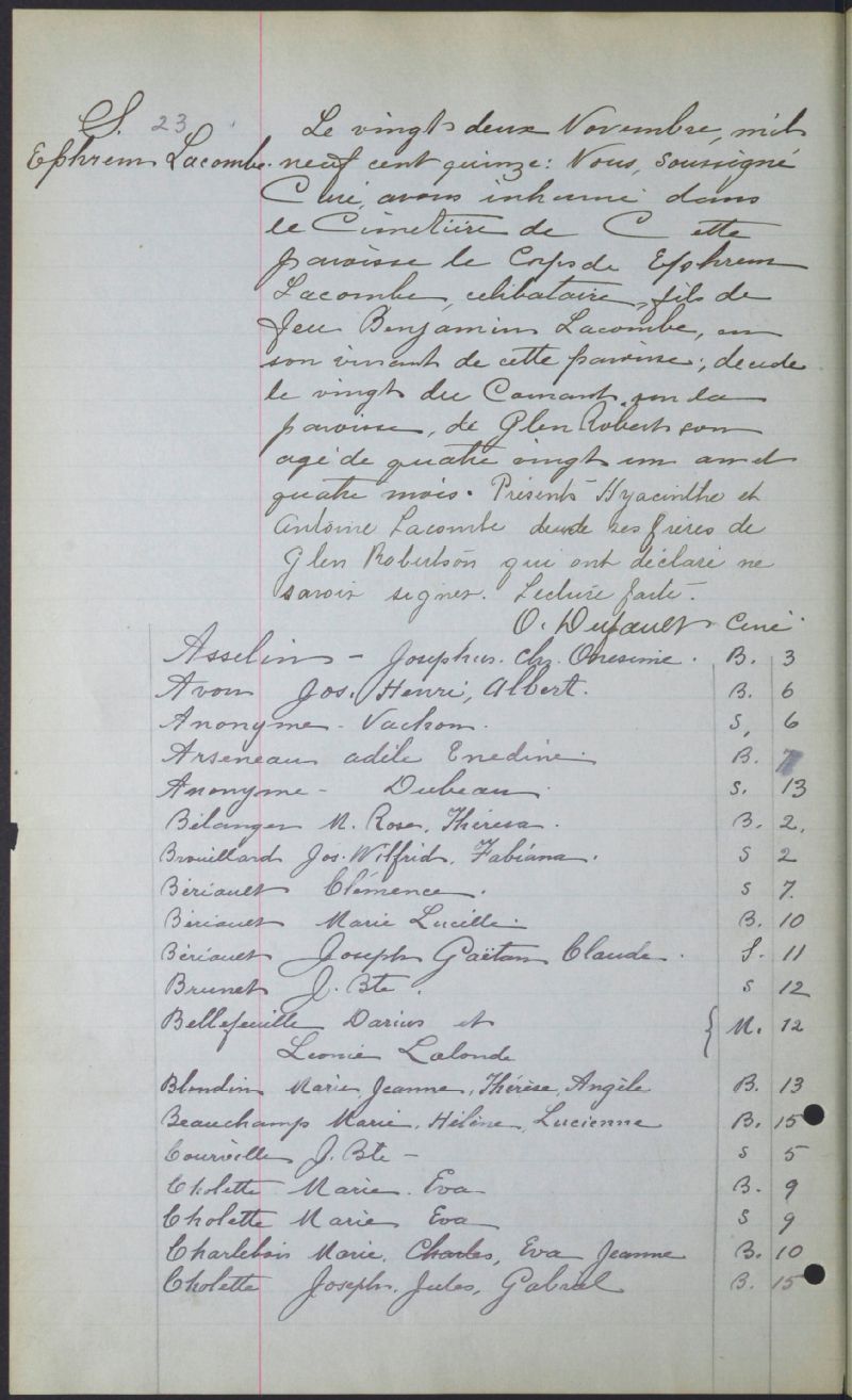 SainteJustinedeNewton BAnQ numérique