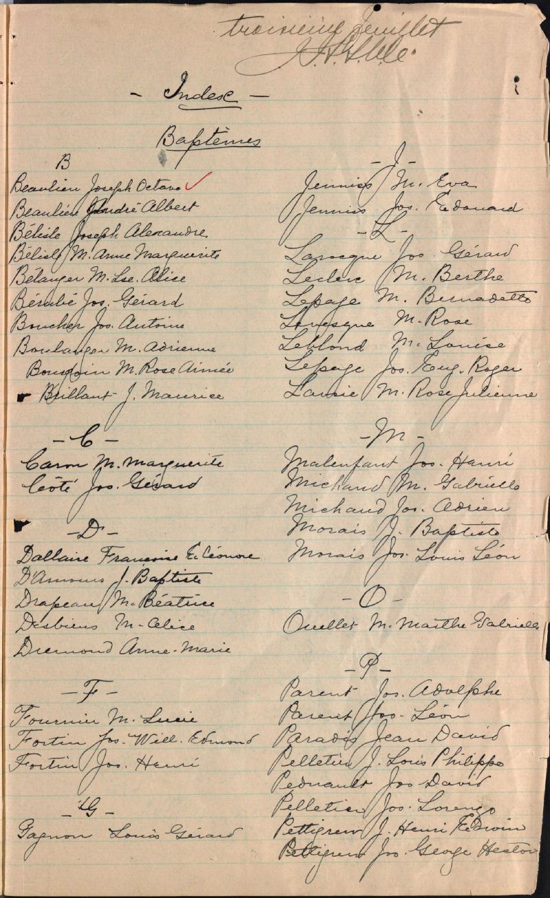 SaintJeanBaptiste de la Rivière TroisPistoles BAnQ numérique