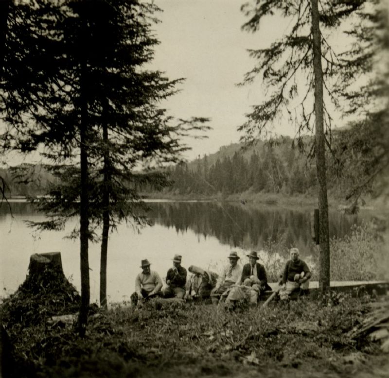Voyage de pêche au PetitSaguenay BAnQ numérique