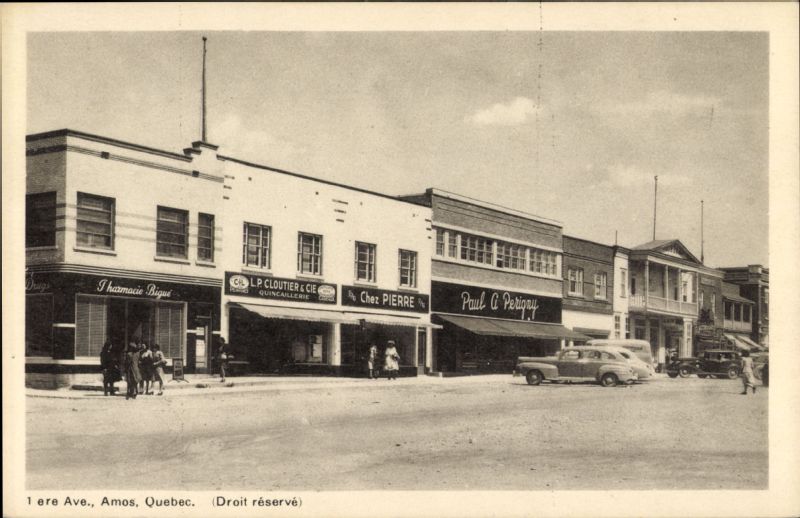 1ere ave., Amos, Quebec BAnQ numérique