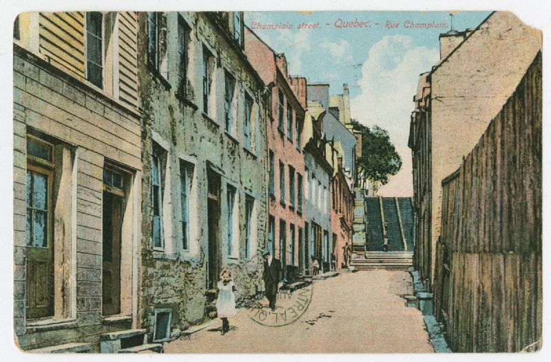 Champlain Street, Quebec = Rue Champlain, Quebec / BAnQ numérique